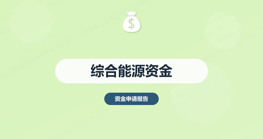 综合能源服务项目资金申请报告