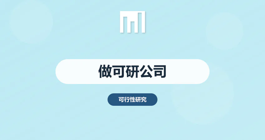 做可行性研究报告的公司