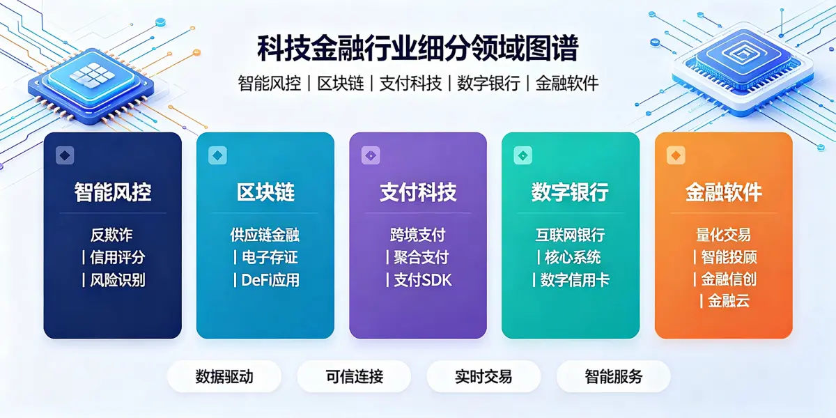 科技金融行业细分领域图谱
